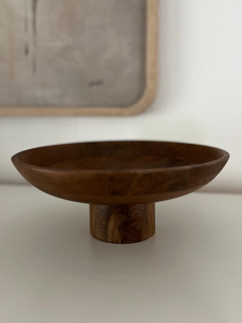 Base decorativa de madera